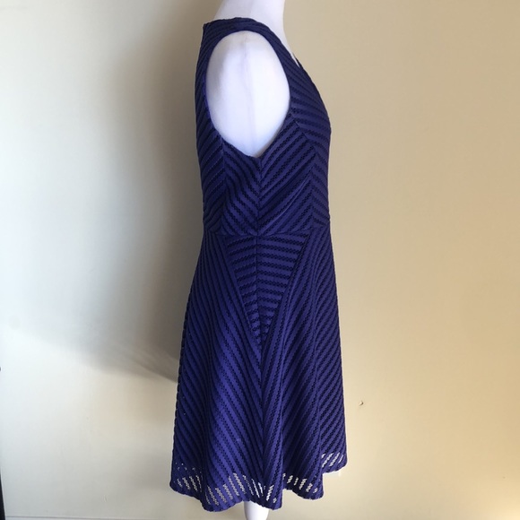 MOSSIMO LADIES V NECK ZIP BACK UNIQUE TEXTURE ROYAL BLUE US SIZE M - Picture 4 of 9